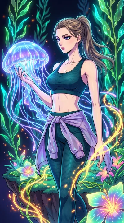 score_9, masterpiece, best quality, ultra-detailed, High-budget Anime Keyframe, vibrant colors, fluid line-art, expressive lighting, cinematic composition, Ufotable-style visual effects, top-tier animation quality, Caucasian woman with pale skin and 