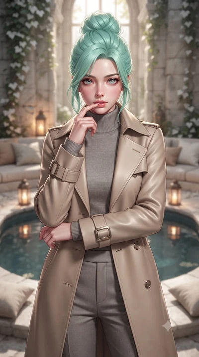 score_9, masterpiece, best quality, ultra-detailed, high-budget anime keyframe, editorial fashion photography, tasteful artistic composition, Japanese woman woman. close-up cowboy shot from the waist and thighs up, the character dominates the composi