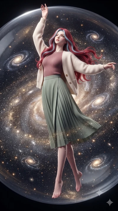 score_9, masterpiece, best quality, ultra-detailed, high-budget anime keyframe, editorial fashion photography, tasteful artistic composition, Caucasian woman, strictly human ears. low angle full-body shot from head to toe showing her feet, filling th