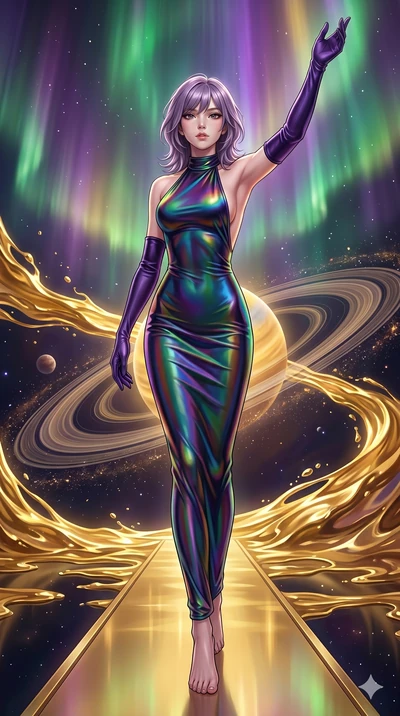 score_9, masterpiece, best quality, ultra-detailed, high-budget anime keyframe, editorial fashion photography, tasteful artistic composition, Japanese woman. low angle full-body shot from head to toe showing her feet, filling the entire 9:16 vertical