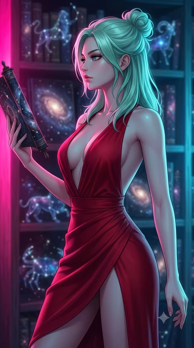 score_9, masterpiece, best quality, ultra-detailed, high-budget anime keyframe, editorial fashion photography, tasteful artistic composition, Japanese woman. close-up cowboy shot from the waist and thighs up, the character dominates the composition, 