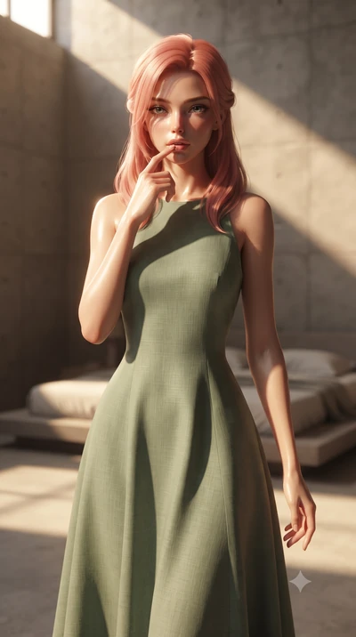score_9, masterpiece, best quality, ultra-detailed, high-budget anime keyframe, editorial fashion photography, tasteful artistic composition, Japanese woman woman. close-up cowboy shot from the waist and thighs up, the character dominates the composi