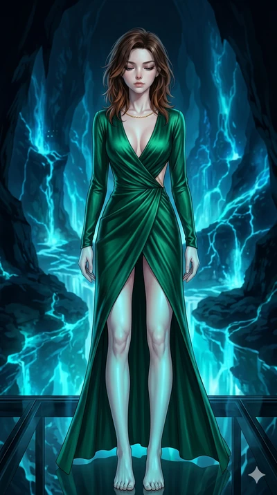 score_9, masterpiece, best quality, ultra-detailed, high-budget anime keyframe, editorial fashion photography, tasteful artistic composition, Korean woman. cowboy shot from the thighs up, character and outfit filling the frame for maximum editorial p