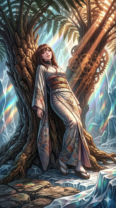 score_9, masterpiece, best quality, ultra-detailed, high-budget anime keyframe, editorial fashion photography, tasteful artistic composition, Korean woman. low angle full-body shot from head to toe showing her feet, filling the entire 9:16 vertical f