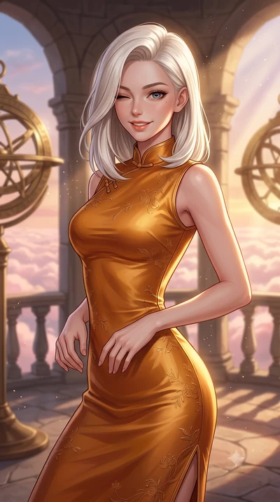 score_9, masterpiece, best quality, ultra-detailed, high-budget anime keyframe, editorial fashion photography, tasteful artistic composition, Caucasian woman, strictly human ears. close-up cowboy shot from the waist and thighs up, the character domin