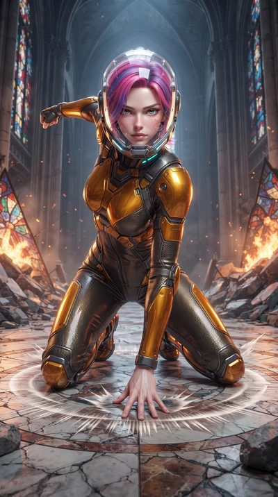 score_9, masterpiece, best quality, ultra-detailed, high-budget anime keyframe, editorial fashion photography, tasteful artistic composition, Caucasian woman. low angle full-body shot from head to toe showing her feet, filling the entire 9:16 vertica