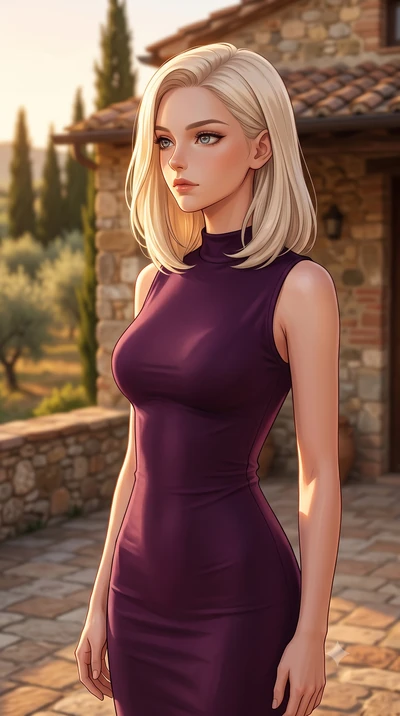 score_9, masterpiece, best quality, ultra-detailed, high-budget anime keyframe, editorial fashion photography, tasteful artistic composition, Caucasian woman woman. close-up cowboy shot from the waist and thighs up, the character dominates the compos