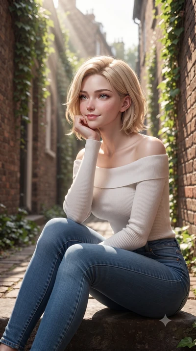 score_9, masterpiece, best quality, ultra-detailed, high-budget anime keyframe, editorial fashion photography, tasteful artistic composition, Caucasian woman woman. close-up cowboy shot from the waist and thighs up, the character dominates the compos