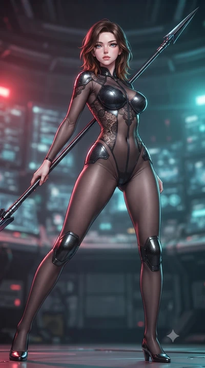 score_9, masterpiece, best quality, ultra-detailed, high-budget anime keyframe, editorial fashion photography, tasteful artistic composition, Korean woman. low angle full-body shot from head to toe showing her feet, filling the entire 9:16 vertical f