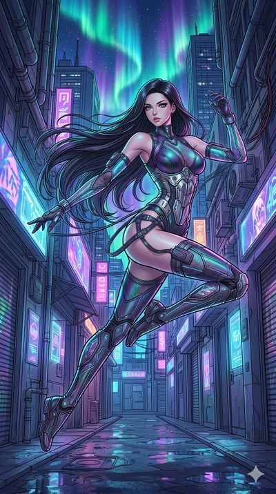 score_9, masterpiece, best quality, ultra-detailed, high-budget anime movie keyframe, cinematic anime lighting, intricate line art, Caucasian (strictly human ears) anime girl. Dynamic full-body shot stretching the vertical silhouette across the 9:16 