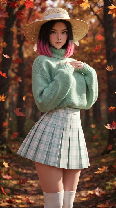 score_9, masterpiece, best quality, ultra-detailed, high-budget anime keyframe, editorial fashion photography, tasteful artistic composition, Korean woman. close-up cowboy shot from the waist and thighs up, the character dominates the composition, fi