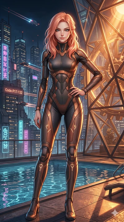 score_9, masterpiece, best quality, ultra-detailed, high-budget anime keyframe, editorial fashion photography, tasteful artistic composition, Japanese woman. cowboy shot from the thighs up, character and outfit filling the frame for maximum editorial
