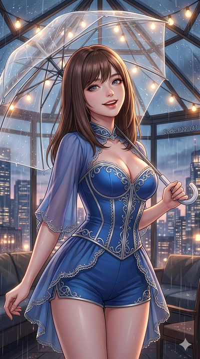 score_9, masterpiece, best quality, ultra-detailed, high-budget anime keyframe, vibrant anime aesthetic, Korean woman. close-up cowboy shot from the waist and thighs up, the character dominates the composition, filling the frame with her large presen