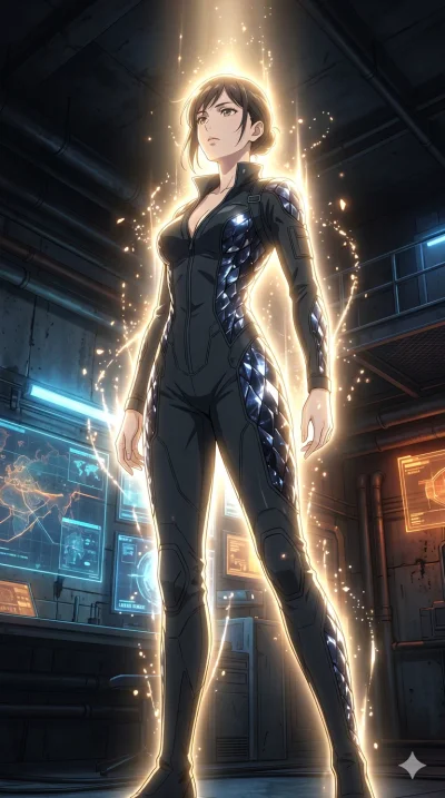 score_9, masterpiece, best quality, ultra-detailed, High-budget Anime Keyframe, vibrant colors, fluid line-art, expressive lighting, cinematic composition, Ufotable-style visual effects, top-tier animation quality, Japanese woman with delicate and el