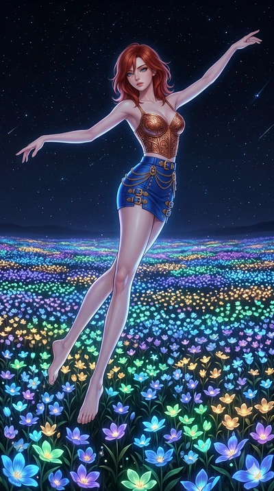 score_9, masterpiece, best quality, ultra-detailed, high-budget anime keyframe, editorial fashion photography, tasteful artistic composition, Korean woman. low angle full-body shot from head to toe showing her feet, filling the entire 9:16 vertical f