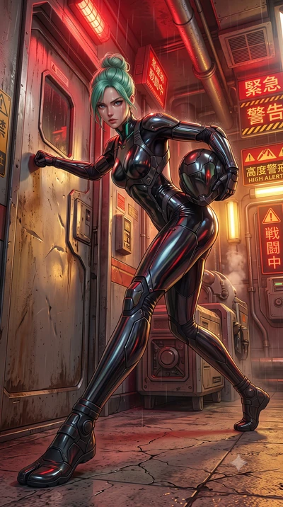 score_9, masterpiece, best quality, ultra-detailed, high-budget anime keyframe, semi-realistic 3D game render, editorial fashion photography, tasteful artistic composition, Japanese woman. low angle full-body shot from head to toe showing her feet, f