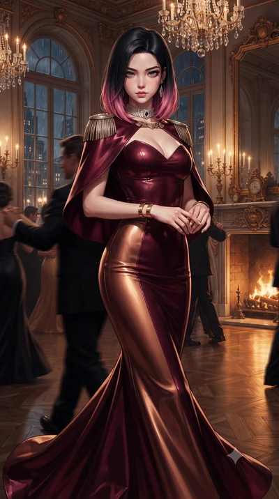 score_9, masterpiece, best quality, ultra-detailed, high-budget anime keyframe, editorial fashion photography, tasteful artistic composition, Korean woman. close-up cowboy shot from the waist and thighs up, the character dominates the composition, fi