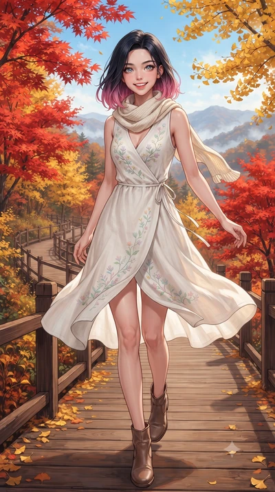 score_9, masterpiece, best quality, ultra-detailed, high-budget anime keyframe, editorial fashion photography, tasteful artistic composition, Korean woman. close-up cowboy shot from the waist and thighs up, the character dominates the composition, fi