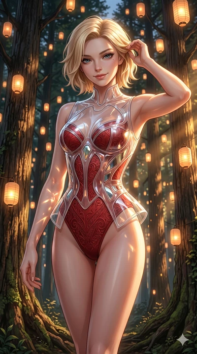 score_9, masterpiece, best quality, ultra-detailed, high-budget anime keyframe, editorial fashion photography, tasteful artistic composition, Caucasian woman, strictly human ears. cowboy shot from the thighs up, character and outfit filling the frame
