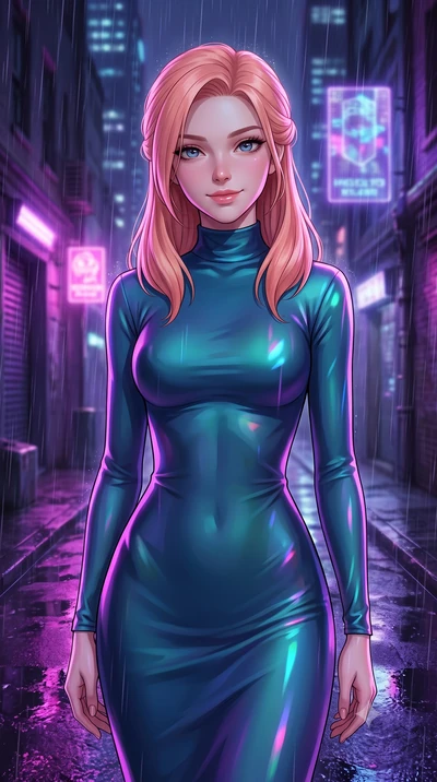 score_9, masterpiece, best quality, ultra-detailed, high-budget anime keyframe, editorial fashion photography, tasteful artistic composition, Japanese woman. close-up cowboy shot from the waist and thighs up, the character dominates the composition, 