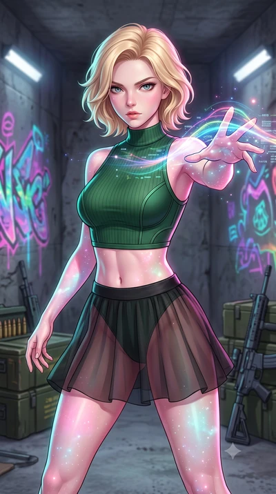 score_9, masterpiece, best quality, ultra-detailed, high-budget anime keyframe, editorial fashion photography, tasteful artistic composition, Caucasian woman, strictly human ears. close-up cowboy shot from the waist and thighs up, the character domin