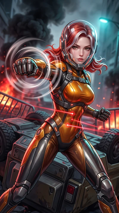 score_9, masterpiece, best quality, ultra-detailed, high-budget anime keyframe, semi-realistic 3D game render, editorial fashion photography, tasteful artistic composition, Caucasian woman. close-up cowboy shot from the waist and thighs up, the chara