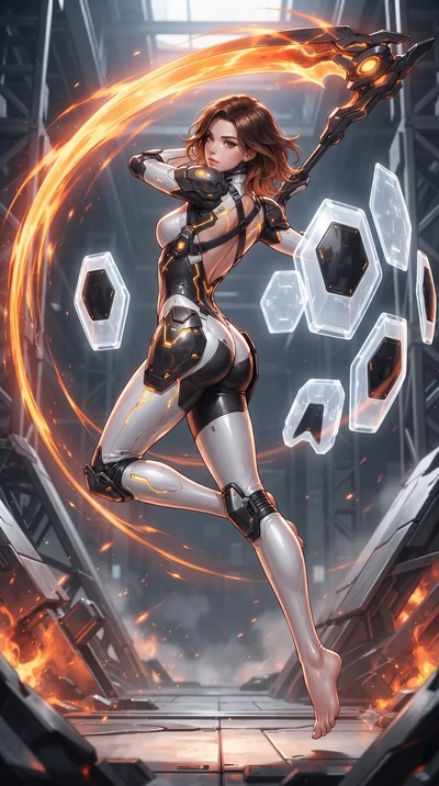 score_9, masterpiece, best quality, ultra-detailed, high-budget anime keyframe, editorial fashion photography, tasteful artistic composition, Korean woman. low angle full-body shot from head to toe showing her feet, filling the entire 9:16 vertical f