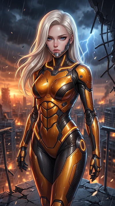 score_9, masterpiece, best quality, ultra-detailed, high-budget anime keyframe, semi-realistic 3D game render, editorial fashion photography, tasteful artistic composition, Caucasian woman. close-up cowboy shot from the waist and thighs up, the chara