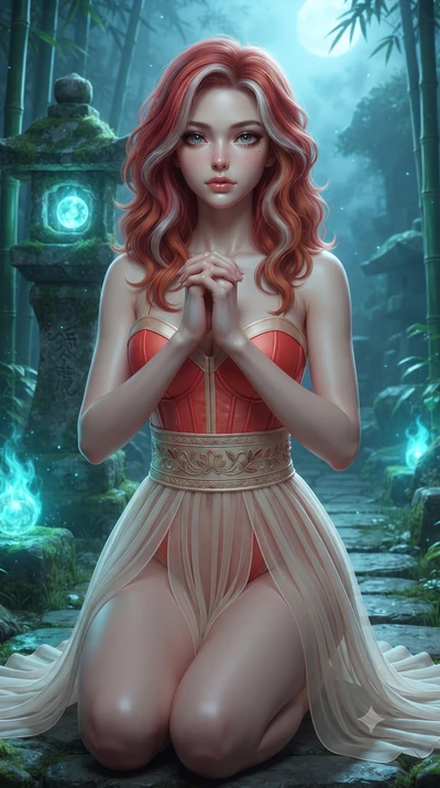 score_9, masterpiece, best quality, ultra-detailed, high-budget anime keyframe, editorial fashion photography, tasteful artistic composition, Caucasian woman. close-up cowboy shot from the waist and thighs up, the character dominates the composition,
