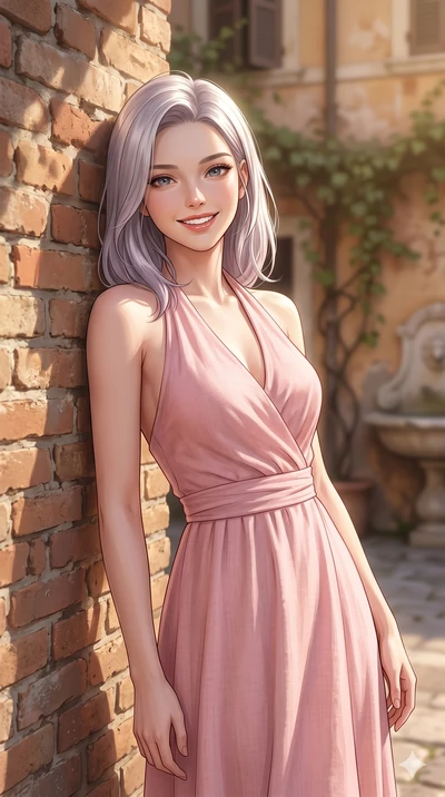 score_9, masterpiece, best quality, ultra-detailed, high-budget anime keyframe, editorial fashion photography, tasteful artistic composition, Caucasian woman, strictly human ears. cowboy shot from the thighs up, character and outfit filling the frame