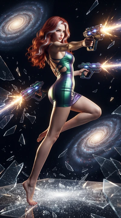 score_9, masterpiece, best quality, ultra-detailed, high-budget anime keyframe, editorial fashion photography, tasteful artistic composition, realistic cosplay photography, Caucasian woman, strictly human ears. low angle full-body shot from head to t