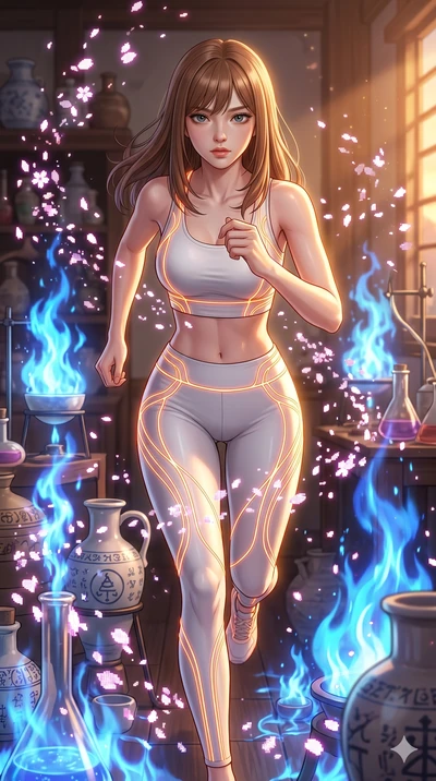 score_9, masterpiece, best quality, ultra-detailed, high-budget anime keyframe, editorial fashion photography, tasteful artistic composition, Korean woman. upper body close-up from the thighs up, character filling the screen for maximum presence. spr