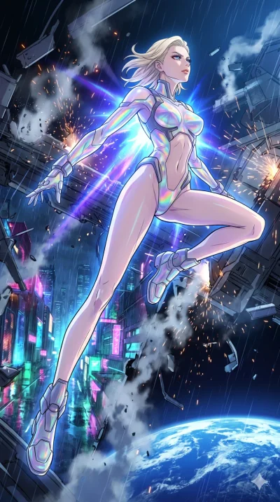 score_9, masterpiece, best quality, ultra-detailed, High-budget Anime Keyframe, vibrant colors, fluid line-art, expressive lighting, cinematic composition, Ufotable-style visual effects, top-tier animation quality, Caucasian woman with pale skin, blo