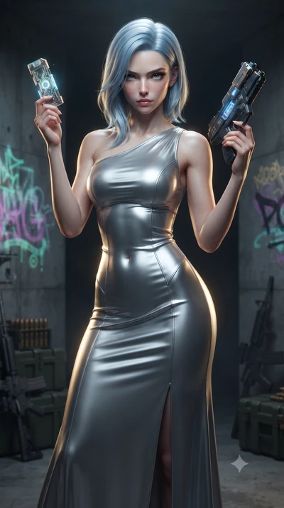score_9, masterpiece, best quality, ultra-detailed, high-budget anime keyframe, editorial fashion photography, tasteful artistic composition, realistic cosplay photography, Korean woman. close-up cowboy shot from the waist and thighs up, the characte
