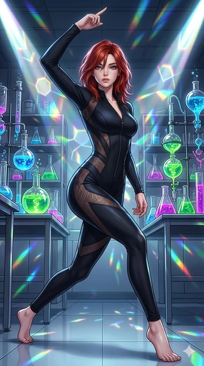score_9, masterpiece, best quality, ultra-detailed, high-budget anime keyframe, editorial fashion photography, tasteful artistic composition, Korean woman. low angle full-body shot from head to toe showing her feet, filling the entire 9:16 vertical f