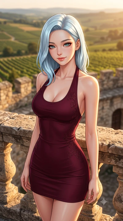 score_9, masterpiece, best quality, ultra-detailed, high-budget anime keyframe, editorial fashion photography, tasteful artistic composition, Korean woman woman. close-up cowboy shot from the waist and thighs up, the character dominates the compositi