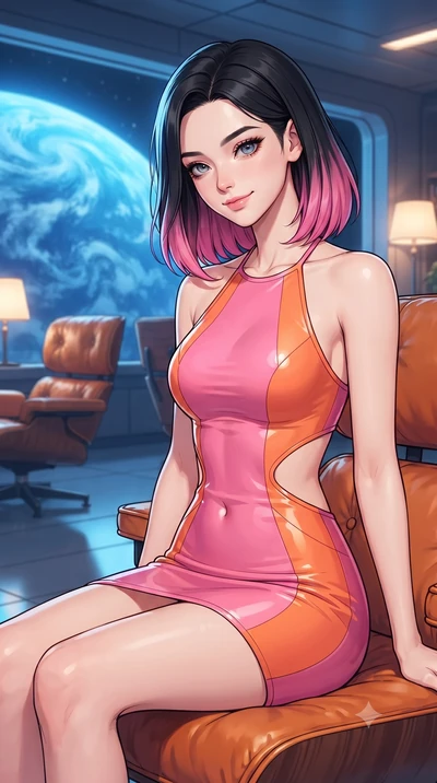 score_9, masterpiece, best quality, ultra-detailed, high-budget anime keyframe, editorial fashion photography, tasteful artistic composition, gorgeous anime illustration, with clean line-art, distinct ink outlines, and high-contrast stereoscopic dept