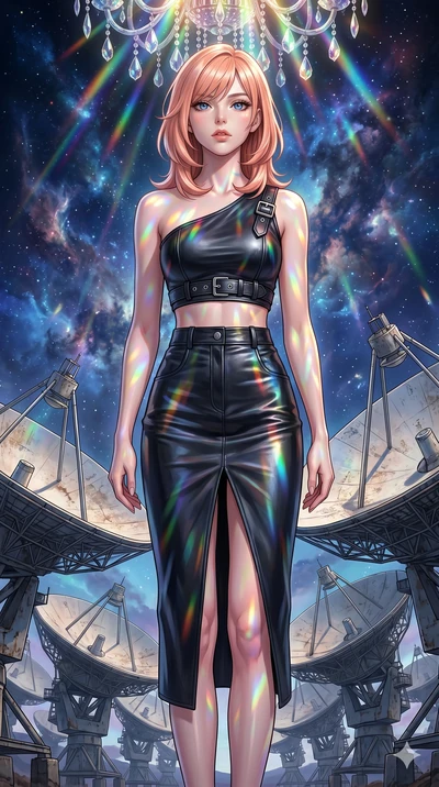 score_9, masterpiece, best quality, ultra-detailed, high-budget anime keyframe, editorial fashion photography, tasteful artistic composition, Japanese woman. cowboy shot from the thighs up, character and outfit filling the frame for maximum editorial