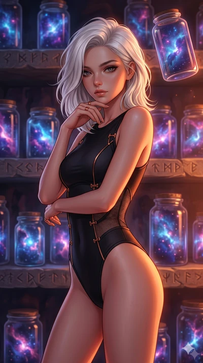 score_9, masterpiece, best quality, ultra-detailed, high-budget anime keyframe, editorial fashion photography, tasteful artistic composition, Korean woman. cowboy shot from the thighs up, character and outfit filling the frame for maximum editorial p