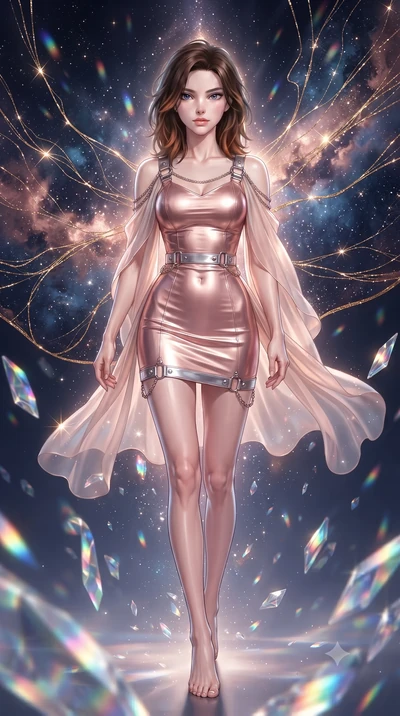 score_9, masterpiece, best quality, ultra-detailed, high-budget anime keyframe, editorial fashion photography, tasteful artistic composition, Korean woman. low angle full-body shot from head to toe showing her feet, filling the entire 9:16 vertical f