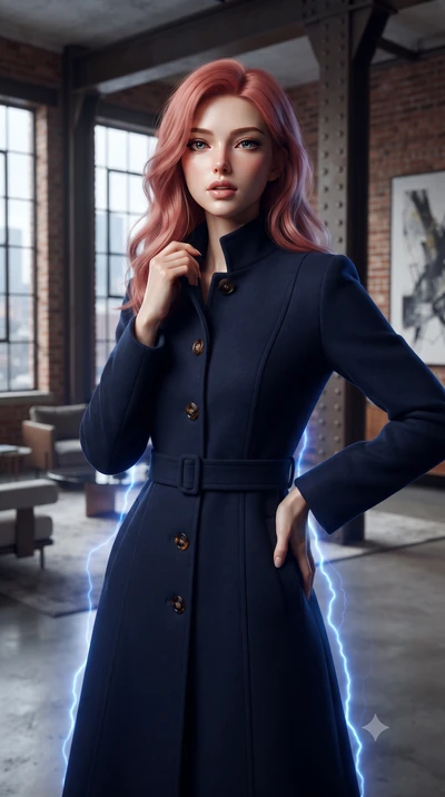 score_9, masterpiece, best quality, ultra-detailed, high-budget anime keyframe, editorial fashion photography, tasteful artistic composition, Japanese woman. close-up cowboy shot from the waist and thighs up, the character dominates the composition, 