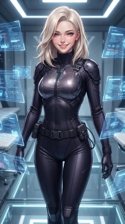 score_9, masterpiece, best quality, ultra-detailed, high-budget anime keyframe, editorial fashion photography, tasteful artistic composition, Caucasian woman. close-up cowboy shot from the waist and thighs up, the character dominates the composition,