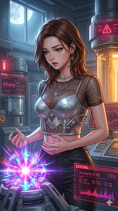 score_9, masterpiece, best quality, ultra-detailed, high-budget anime keyframe, editorial fashion photography, tasteful artistic composition, Korean woman. cowboy shot from the thighs up, character and outfit filling the frame for maximum editorial p