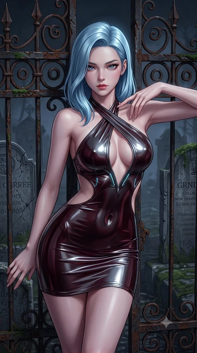 score_9, masterpiece, best quality, ultra-detailed, high-budget anime keyframe, semi-realistic 3D game render, editorial fashion photography, tasteful artistic composition, Korean woman. close-up cowboy shot from the waist and thighs up, the characte