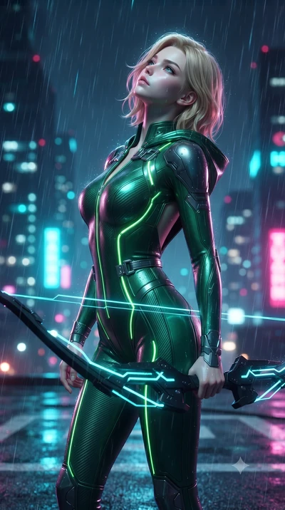 score_9, masterpiece, best quality, ultra-detailed, high-budget anime keyframe, editorial fashion photography, tasteful artistic composition, Caucasian woman. close-up cowboy shot from the waist and thighs up, the character dominates the composition,