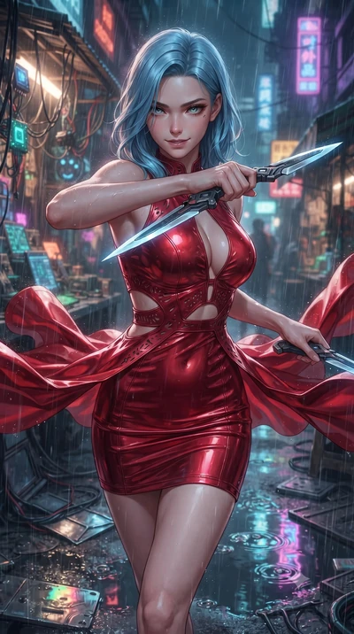 score_9, masterpiece, best quality, ultra-detailed, high-budget anime keyframe, editorial fashion photography, tasteful artistic composition, realistic cosplay photography, Korean woman. close-up cowboy shot from the waist and thighs up, the characte