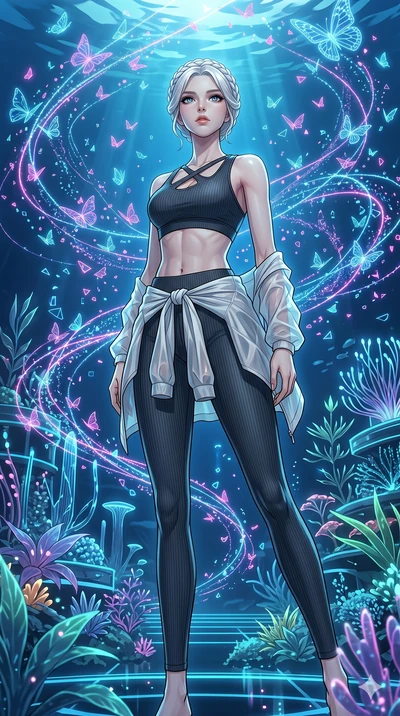 score_9, masterpiece, best quality, ultra-detailed, High-budget Anime Keyframe, vibrant colors, fluid line-art, expressive lighting, cinematic composition, Ufotable-style visual effects, top-tier animation quality, Korean woman with idol-like refined