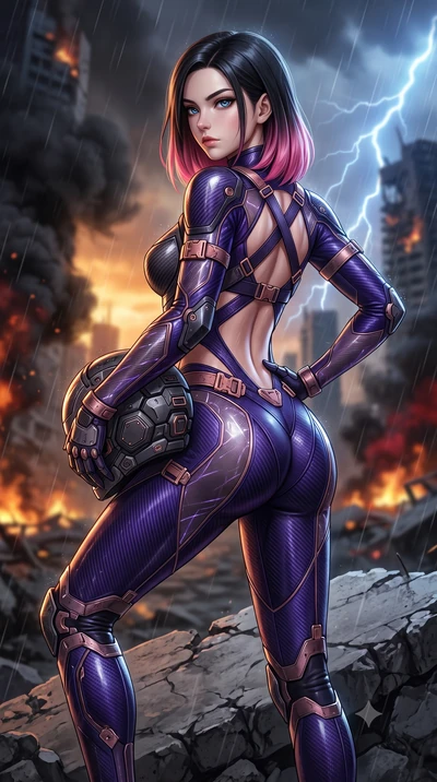 score_9, masterpiece, best quality, ultra-detailed, high-budget anime keyframe, semi-realistic 3D game render, editorial fashion photography, tasteful artistic composition, Korean woman. close-up cowboy shot from the waist and thighs up, the characte