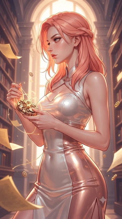 score_9, masterpiece, best quality, ultra-detailed, high-budget anime keyframe, editorial fashion photography, tasteful artistic composition, Japanese woman. close-up cowboy shot from the waist and thighs up, the character dominates the composition, 