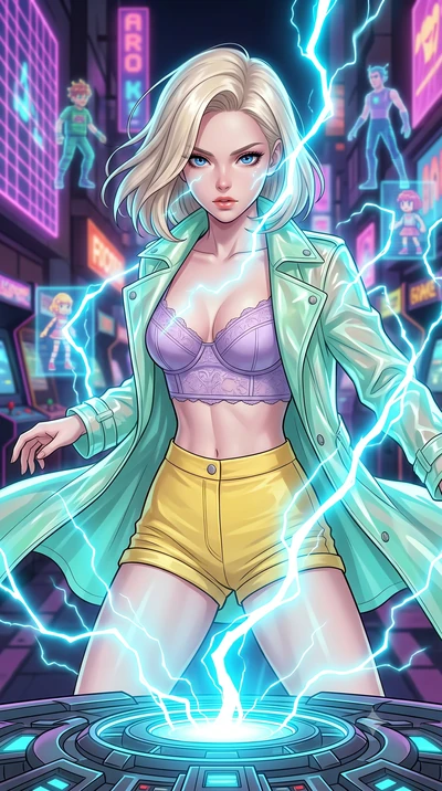 score_9, masterpiece, best quality, ultra-detailed, high-budget anime keyframe, editorial fashion photography, tasteful artistic composition, Caucasian woman, strictly human ears. close-up cowboy shot from the waist and thighs up, the character domin